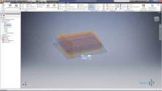 Литые пластиковые детали, пресс формы, поверхности в Autodesk Inventor