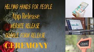 Helping Hands For People App Release || Helping To Poor People || New Website Ceremony#helpingothers