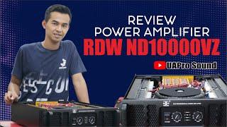 Review Power Amplifier Professional RDW ND1000VZ. Class GB VZ