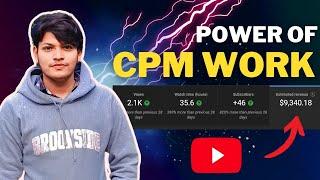 CPM WORK TRICK FOR FREE - Youtube cpm Full Course