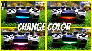 How To Change Light Bar Color On PS4 Controller