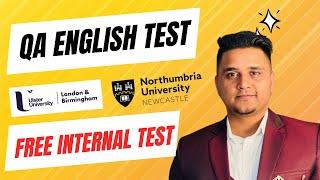 QA Free English Test For Ulster University & Northumbria University | Study In UK