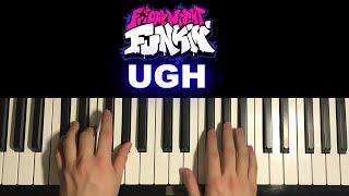 How To Play - Friday Night Funkin - Ugh (Piano Tutorial Lesson)