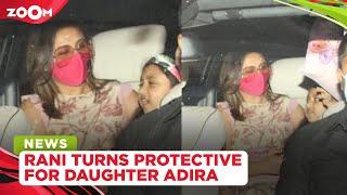 Rani Mukerji's daughter Adira makes a rare appearance at Karan Johar's twins' birthday bash