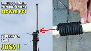 How to Make a Flower Pot Antenna Along with the Flower Pot Antenna Calculator and Formula