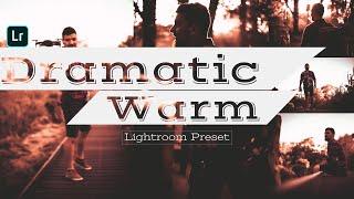 Dramatic Warm Lightroom Mobile | Dramatic Warm Presets | Tutorial