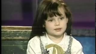 Brittany Ashton Holmes interviews.Age 5. 1994