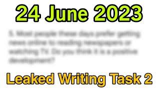 24 June 2023 Writing Task 2 Prediction | 10 June Ielts exam Prediction | Pte exam | Ielts exam Tips