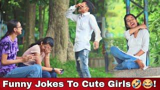 Funny Jokes On Cute Girls | Funny Reaction | Mithun Chaudhary