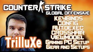 TrilluXe Counter Strike Global Offensive Settings, Keybinds & Setup 2020 Update