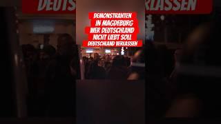 Demonstranten In Magdeburg #magdeburg #deutschland #politik #politikaktuell