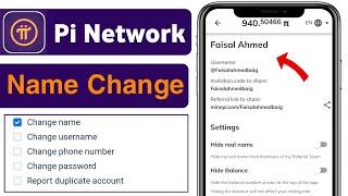 How to Change Name in Pi Network 2024 | Pi Network mai name change kaise kare | Pi Network update