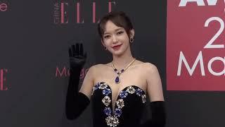 18.11.2021 | Cheng Xiao walks on Red Carpet of ELLE Style Awards 2021