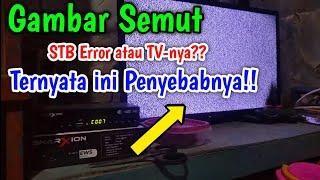 Penyebab TV Tampil Gambar Semut Pada Set Top Box SHARXION