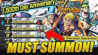 NEW 1500th Day Anniversary Scout Summons - AMAZING F2P Banner! | ONE PIECE Bounty Rush