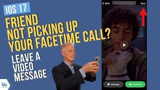 How to leave a video message on FaceTime with iOS 17 | Kurt the CyberGuy