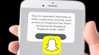 How to Fix Snapchat Support Code SS07 Error in Andriod & iOS| 2023
