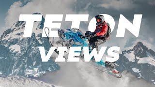 Teton Views: Snowmobiling the Teton Valley