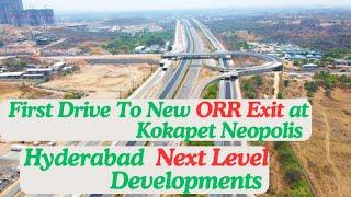 First Drive on New Kokapet Neopolis Outer Ring Road Exit | Hyderabad Real Estate #roaddevelopment