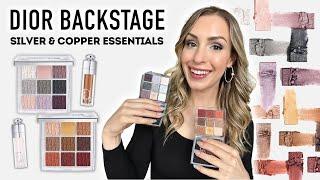 DIOR BACKSTAGE Holiday 2023: SILVER & COPPER ESSENTIALS eye palettes REVIEW, SWATCHES, COMPARISONS