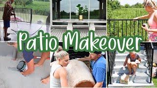 PATIO MAKEOVER 2024 / PATIO MAKEOVER IDEAS / PATIO TRANSFORMATION