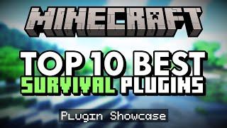 Top 10 Best SURVIVAL Plugins For Your Minecraft Server (1.20+)