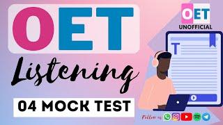 OET Listening  Mock Test 04 _All profession-2023