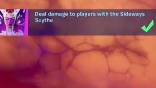 Fortnite Quest - Deal damage to players with Sideways Scythe - Chapter 2 Season 8