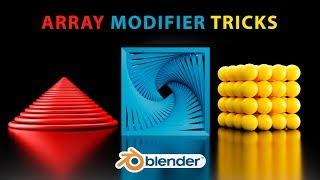 Blender - 3 Interesting Objects with the Array Modifier