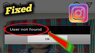 Fix Instagram User Not Found Problem Solved 2023