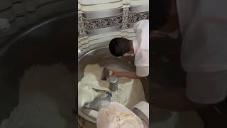 Baking barbari bread in Iran ️Health is our red line/Bread dough in a mixer#shortsvideo #bread