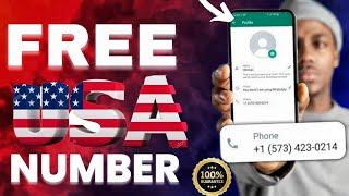 FREE METHOD! GET A FREE USA NUMBER For Sign Up & Verification [Free USA Number]