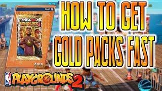 HOW TO GET A GOLD PACK EVERY GAME! | NBA2K PLAYGROUNDS 2 | FARM GOLD PACKS *PATCHED*