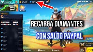 Cómo Recargar Diamantes para Free Fire - Mediante Pagostore con Saldo PayPal Gratis | Tutorial 2024