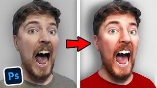 How To Make Thumbnail Like MrBeast | ColorCorrection