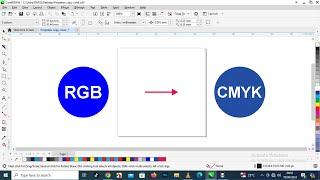 How to Convert RGB to CMYK In CorelDraw!