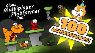 Cloud Platformer Multiplayer Fun!  All Achievements revealed