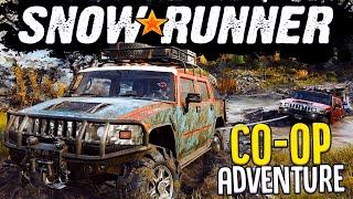 Extreme Off-Roading Co-op Adventure -  Exploring Russia With Friends -  SnowRunner