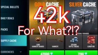 DON'T OPEN Gold Caches before watching THIS! Sniper 3D Assassin Supply Cache rewards