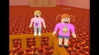 Roblox The Floor Is Lava With Molly And Daisy!