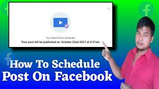 How To Schedule Post On Facebook | How To Schedule Post On Facebook Page Mobile