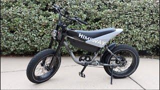 Himiway C5 Electric Motorbike 28MPH, and Full Suspension!