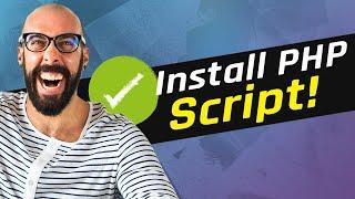 How to Install Any PHP Website Scripts Templates on CPanel Hosting Easily!