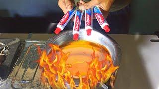 Boiling Colgate In Hot Oil | Colgate Vs Hot Oil Experiment | Mr Pankaj Dhakad