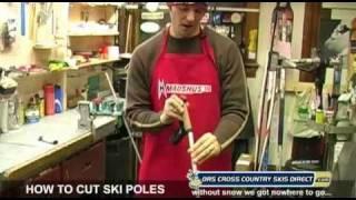 How to Cut Ski Poles Video by ORS Cross Country Skis Direct