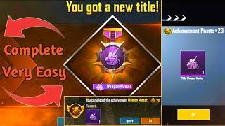 New Trick Easy Way to Complete WEAPON MASTER Achivement in Pubg Mobile / Kumari Gamer
