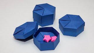 Как сделать шестигранную подарочную коробочку | DIY How to Make a Hexagonal Gift Box
