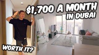 $1,700 a month DUBAI APARTMENT TOUR!