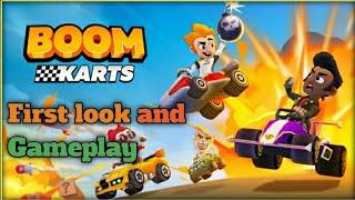 Boom karts First look & Gameplay | Boom karts Multiplayer offline Gameplay |