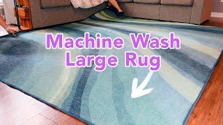 How to Wash Large Ruggable Rug (and Drying Tips)!